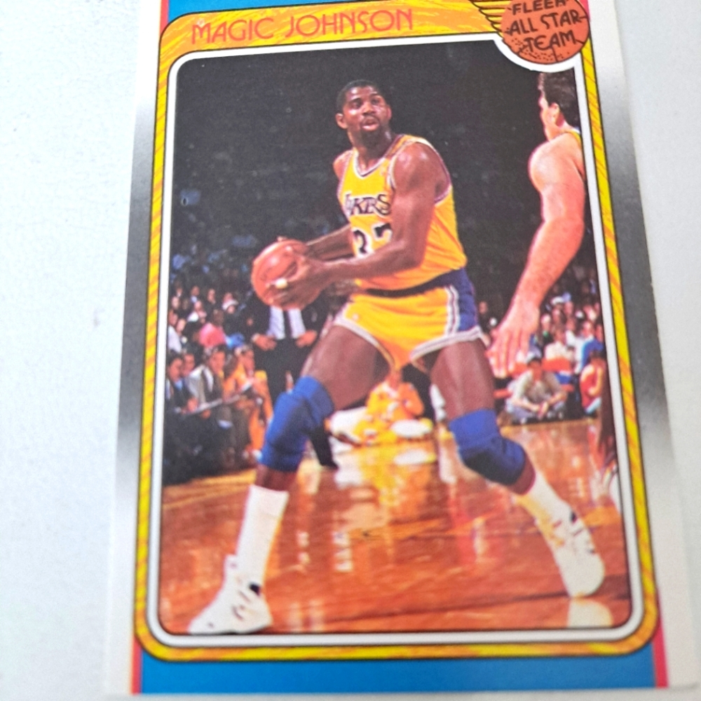 1988 Fleer All-Star Team Magic Johnson #123